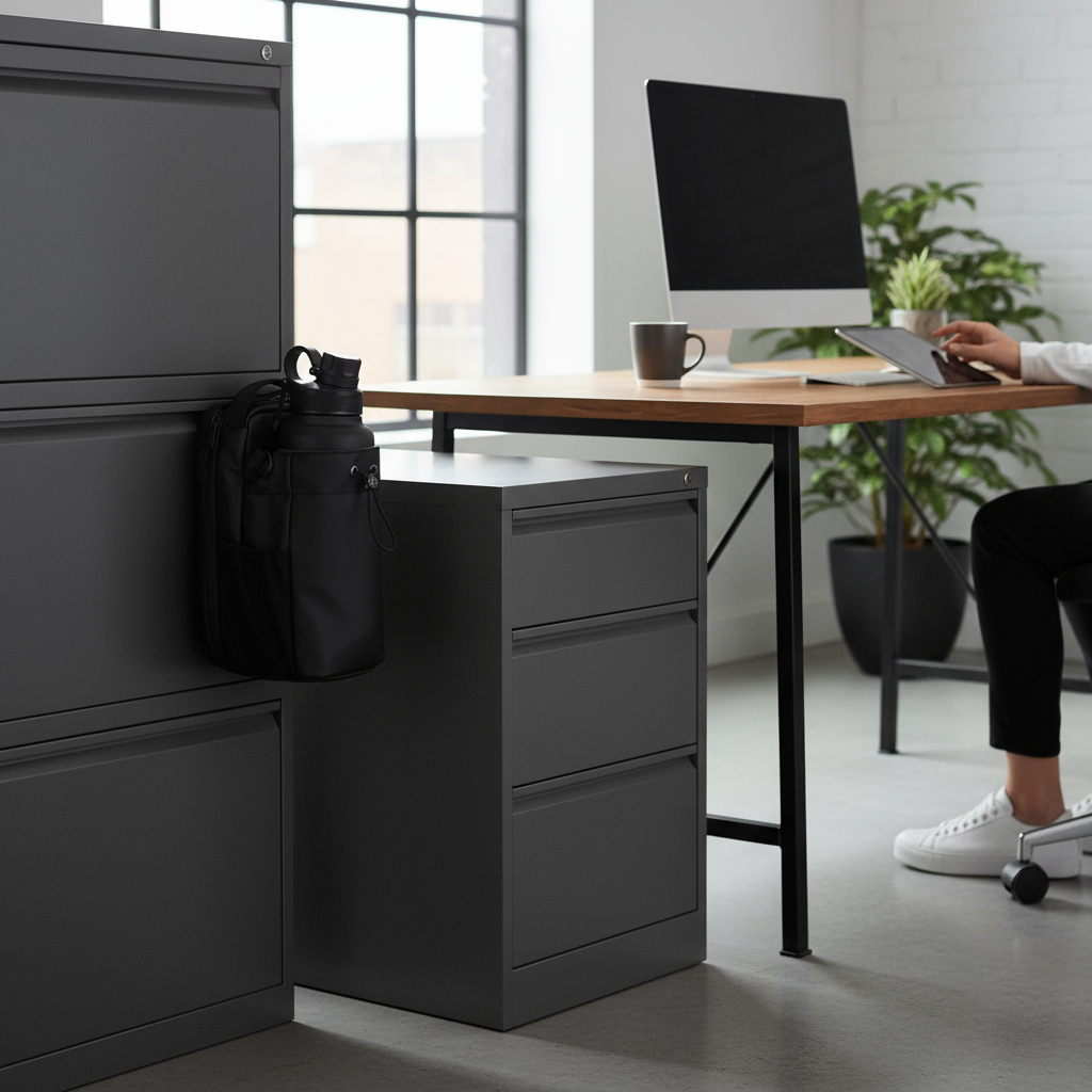 FITBAG⹠sac de sport magnétique mise en scÚne bureau réaliste