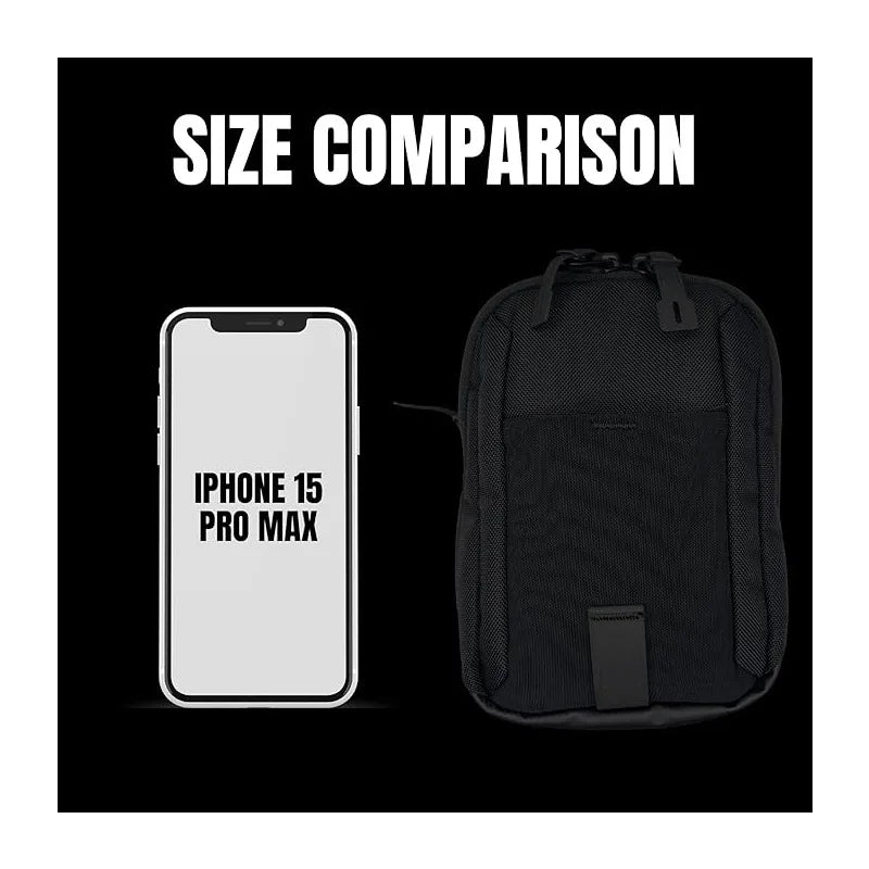 FitBag CrossPro™ vue latérale avec compartiments magnétiques organisés
