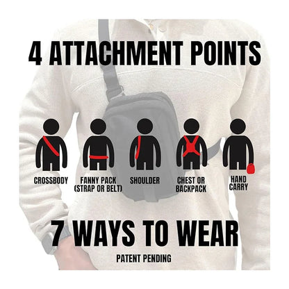 FitBag CrossPro™ sac crossfit avec système de rangement magnétique
